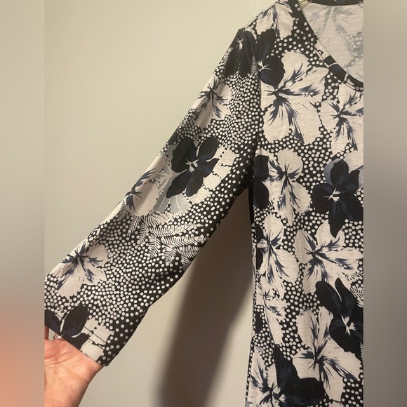 Nandashe Women’s Scoop Neck Tunic Top Sz L - Picture 5 of 6